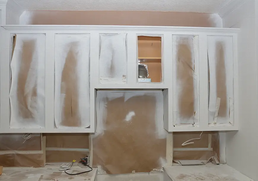 Kitchen cabinet painting and refinishing in Elkhorn