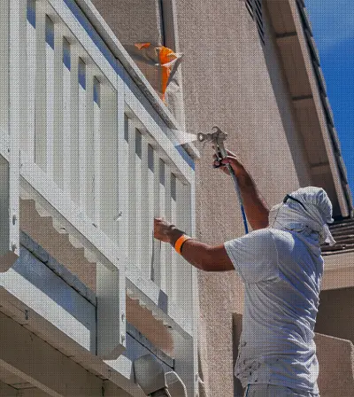 White Beard crew painting home in Omaha